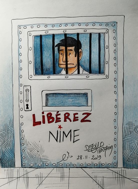 Liberad a Nime Viñeta de Ibrahim Daoud