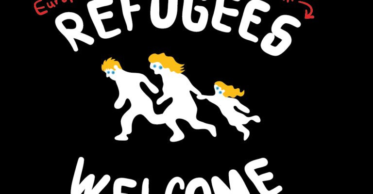 «Bienvenidos refugiados (con ojos azules y piel blanca)»