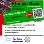 COMPLETO EL IFTAR POR GAZA EN BALANSIYA